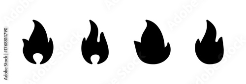 Fire icon vector illustration. fire sign and symbol