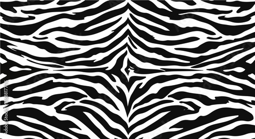 zebra print pattern design bold black and white zebra stripes create a dynamic abstract background ideal for eye-catching textiles and modern designs
