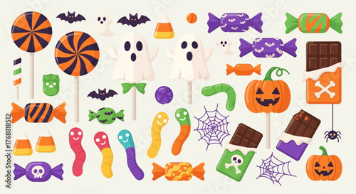 Halloween treats and decorations for spooky season fun offering playful designs
