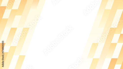 オレンジのグラデーションの上昇する平行四辺形の飾りフレーム