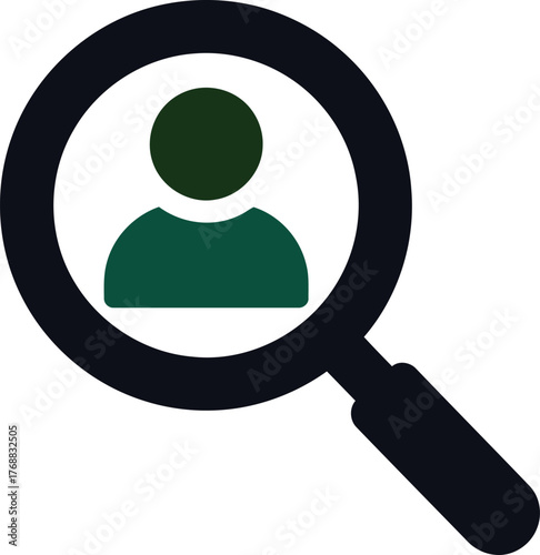 Searching for people talent recruitment job search human resources concept