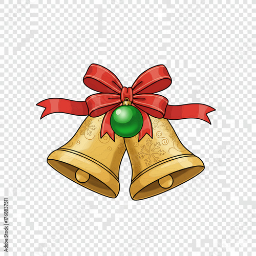 vector hisan pernak pernik natal