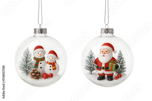 vector hisan pernak pernik natal