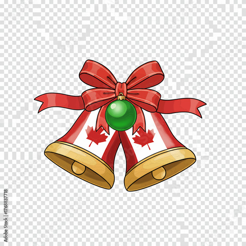 vector hisan pernak pernik natal