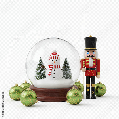 vector hisan pernak pernik natal