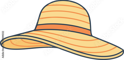 vector illustration of colorful hat