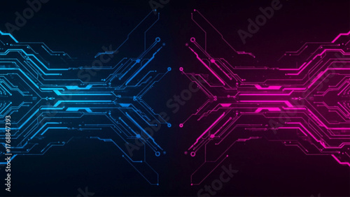 abstract technology background with circuit board