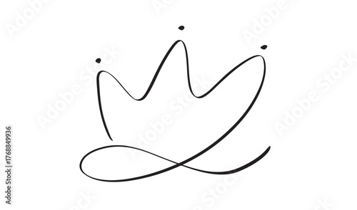 Crown drawing black color icon object king queen royal princess luxury royalty crown king queen kingdom character cartoon doodle emperor majestic crown king queen icon gem god drawing sign symbol art