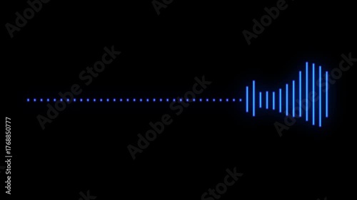 Blue Sound Audio Waveform