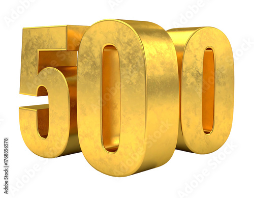 Golden three-dimensional number 