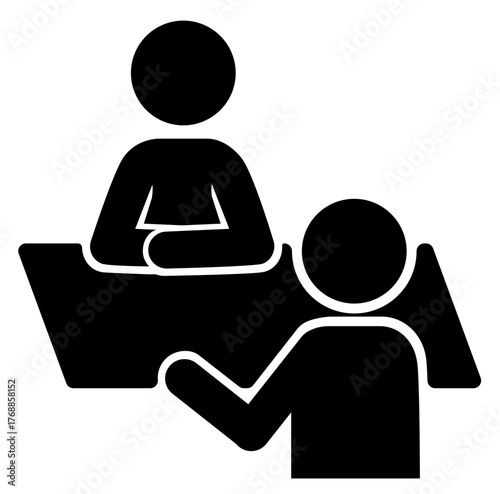 	打合せ、商談で説得する人と迷う人、窓口等