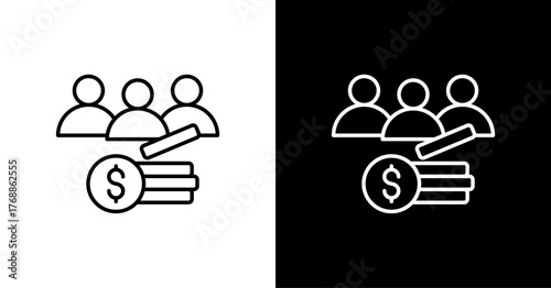 Generational Wealth White Icon Set Design