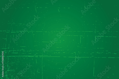 Green chalkboard texture background with scratches and worn edges. Ideal for education or school design projects.
