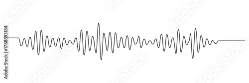 Sound wave icon . Sound waveforms collection. Vector illustration.. Eps 10.