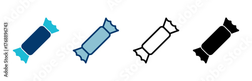 Candy icon vector isolated on white background. Candy vector icon