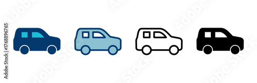 Car icon vector isolated on white background. Car icon vector.