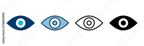 Eye icon vector isolated on white background. Look and Vision icon. Eye vector icon Free Download Eye icon vector isolated on white background. Look and Vision icon. Eye vector icon - GFXLoad