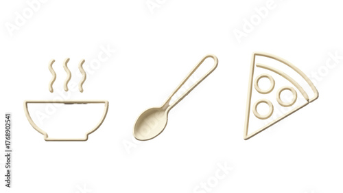 set of kitchen utensils