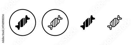 Candy icon logo design. candy sign and symbol.