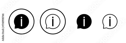 Information sign icon logo design. about us sign and symbol. question mark icon