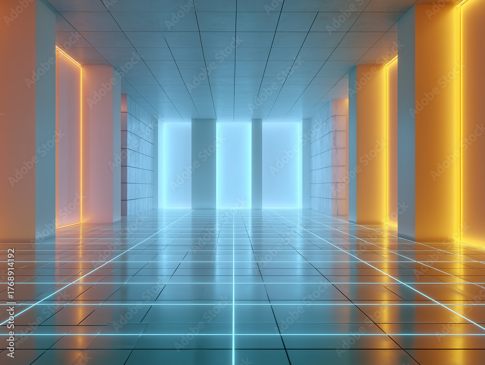 Fototapeta premium abstract blue background