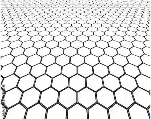 Honeycomb structure pattern background