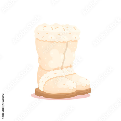 Beige Winter Ugg Boots