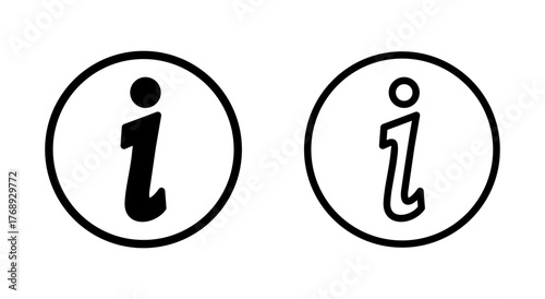 Information sign icon symbol for apps and websites. about us sign and symbol. question mark icon