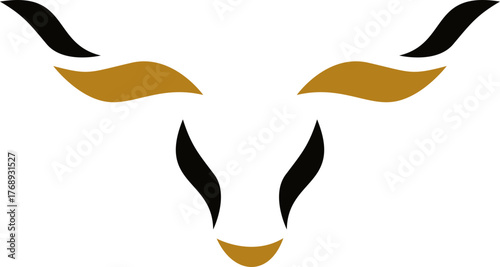 Bull Logo Design Element