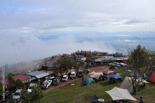 time lapse of clouds over the city of prague