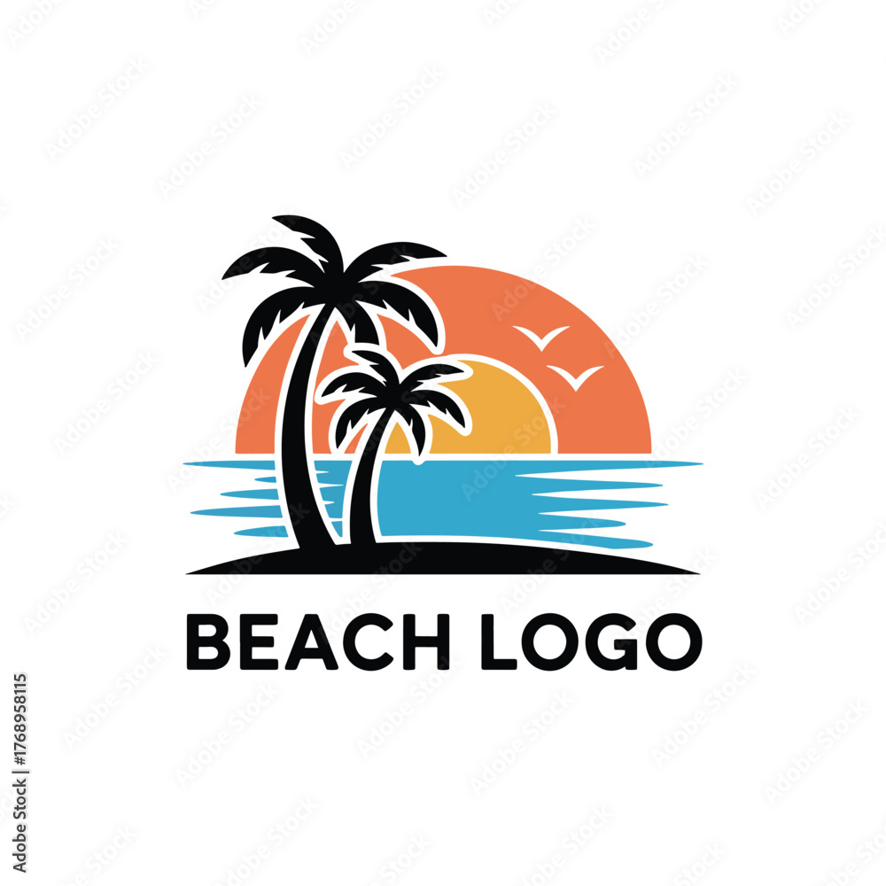 Naklejka premium Modern Travel Logo Design for Tourism, Adventure, and Vacation Brand