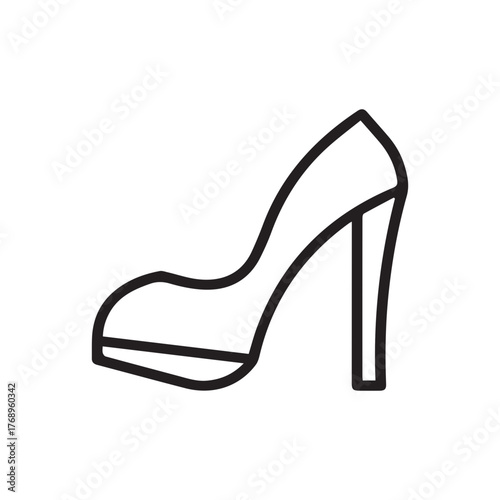 heels icon vector