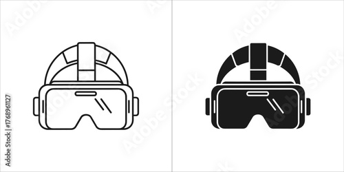 Virtual reality headset, a futuristic device for immersive digital experiences