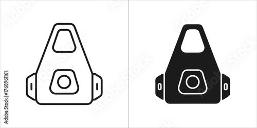 Illustration of a bicycle pedal component for cycling and sports
