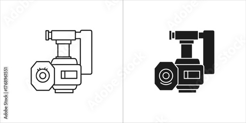 Gimbal stabilizer equipment for camera stabilization and smooth video recording