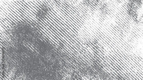 Abstract grunge diagonal line background with distressed texture effect and scratched pattern. Vintage monochrome rough surface illustration for modern retro design and creative artwork projects.