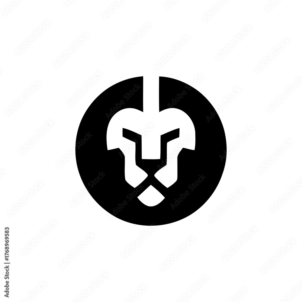 Obraz premium Abstract Lion Head Logo Symbol Vector Design
