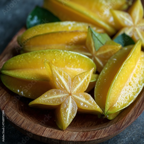star fruit fresh in the supermarket