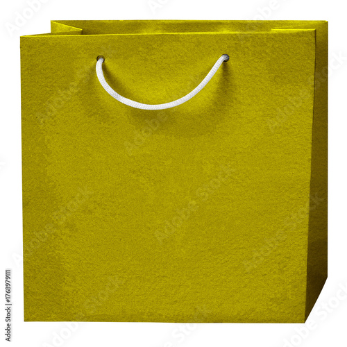 You can customize almost everything on this Pretty Paper Bags Mockup In Yellow Quince Color to match your design.