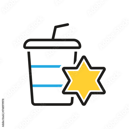 Multi color icon for favorites