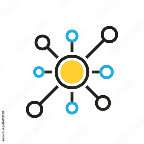 Multi color icon for node