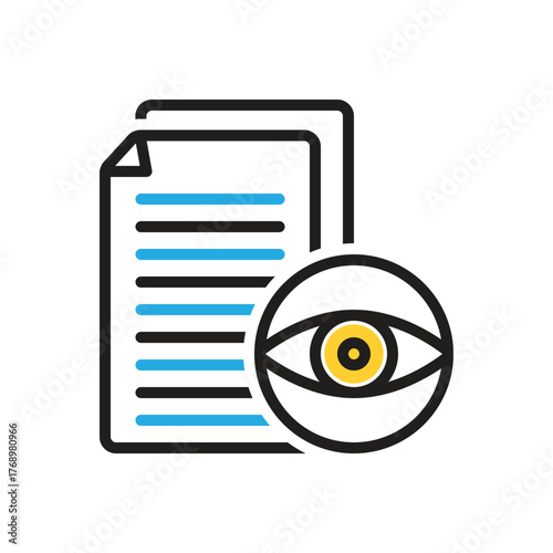 Multi color icon for visible