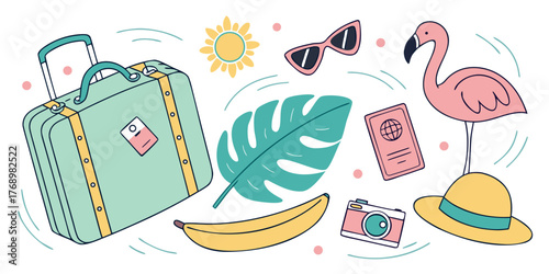 Retro Sci-Fi Astronaut on Alien Planet Watching Rockets Launch