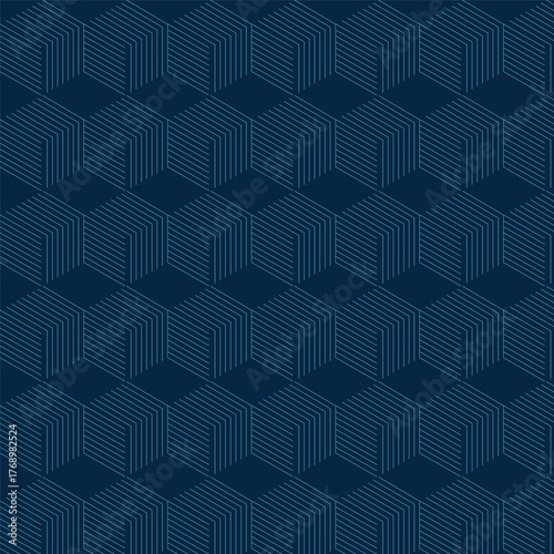 abstract stripe line. geometric hexagon texture background. polygon pattern. retro styled concept.