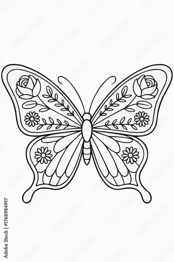 Fototapeta premium butterfly vector illustration