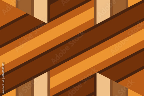 Rustic Timber Panel Seamless Pattern Illustration