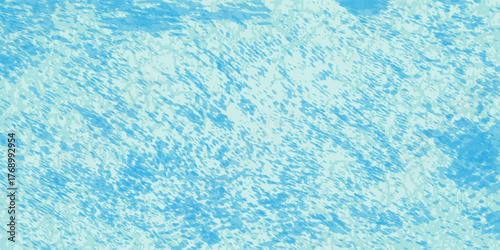 Grain wood image texture on blue cyan board background. Mint green Solid paper abstract simple. eps 10