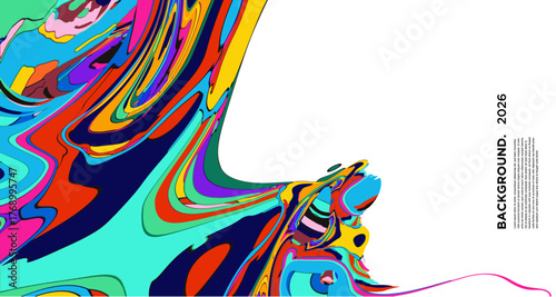 Vibrant abstract liquid marble background with pink, yellow, blue, purple, and orange swirls, creating a textured, colorful pattern ideal for posters or wallpapers.
