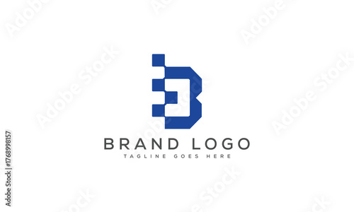 letter B logo design vector template design for brand.