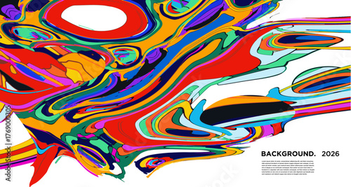 Vibrant abstract liquid marble background with pink, yellow, blue, purple, and orange swirls, creating a textured, colorful pattern ideal for posters or wallpapers.
